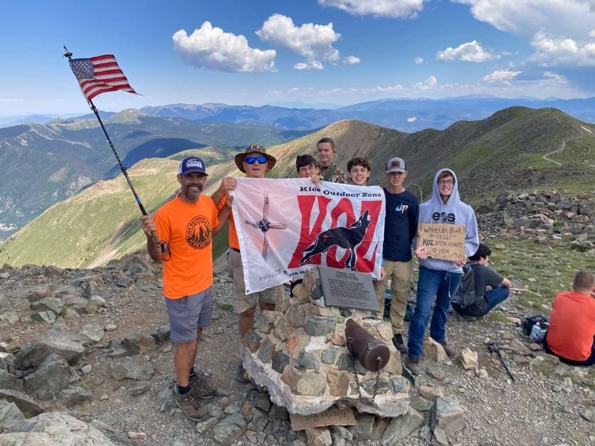 KOZ Group on top of Mt. Wheeler, NM.